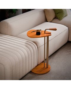 Mesa de Apoio Design Sofisticado e Exclusivo Sofy Naturale