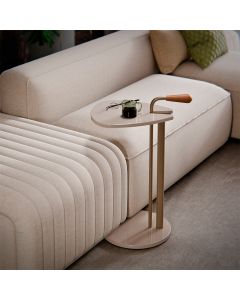 Mesa de Apoio Design Sofisticado e Exclusivo Sofy Off White